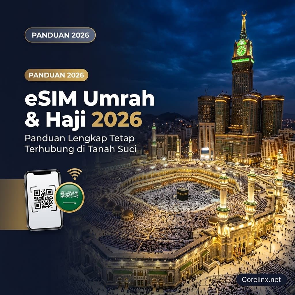 eSIM Umrah & Haji 2026: Panduan Lengkap Tetap Terhubung di Tanah Suci Image
