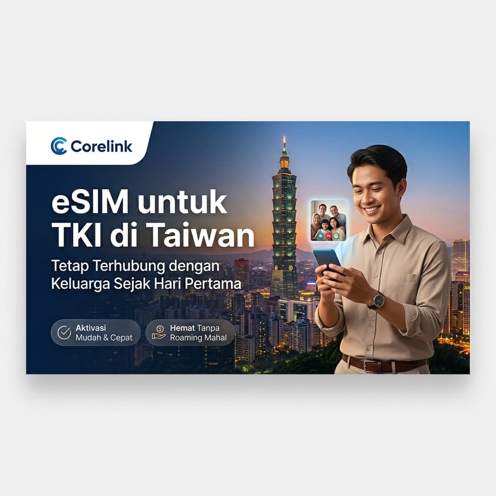 eSIM untuk TKI di Taiwan: Tetap Terhubung dengan Keluarga Sejak Hari Pertama Image