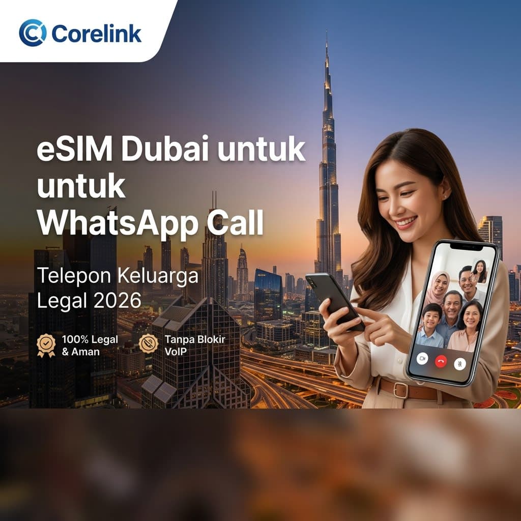 eSIM Dubai untuk WhatsApp Call: Telepon Keluarga Legal 2026 Image