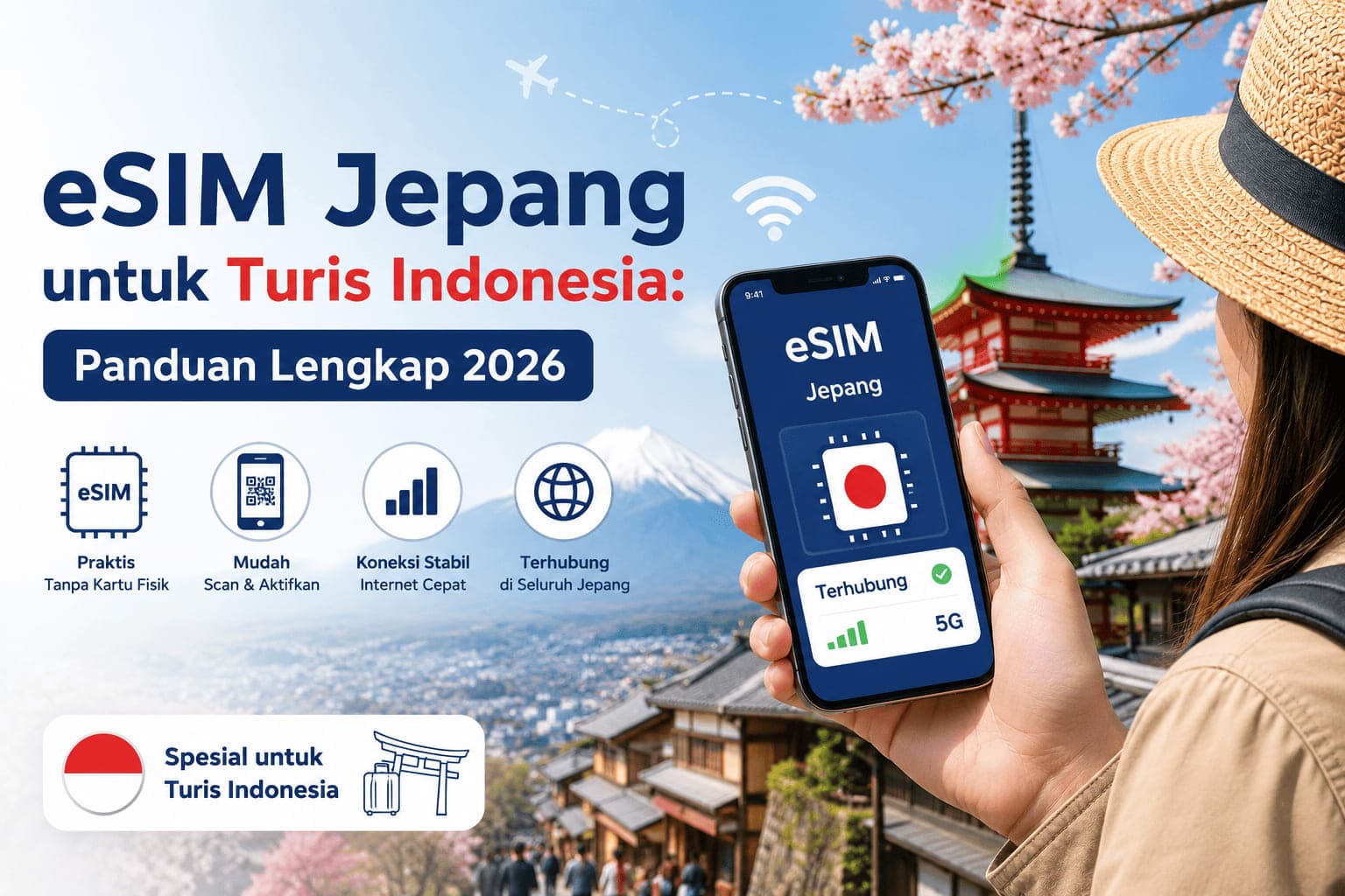 eSIM Jepang untuk Turis Indonesia: Panduan Lengkap 2026 Image