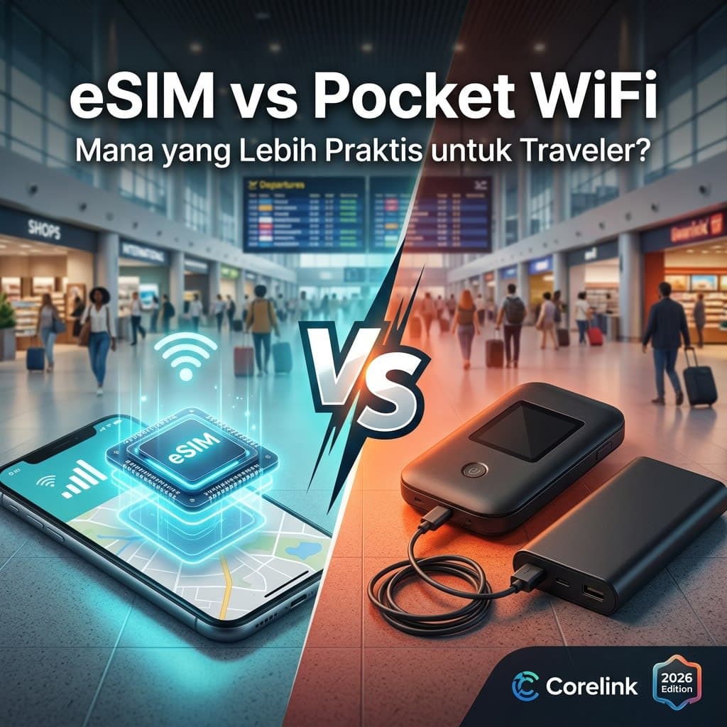 eSIM vs Pocket WiFi: Mana yang Lebih Praktis untuk Traveler? (2026) Image