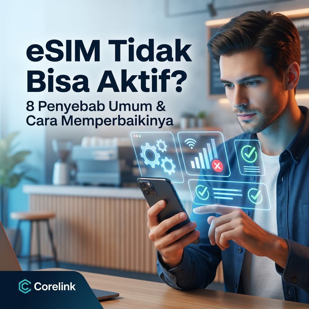 eSIM Tidak Bisa Aktif? 8 Penyebab Umum & Cara Memperbaikinya Image