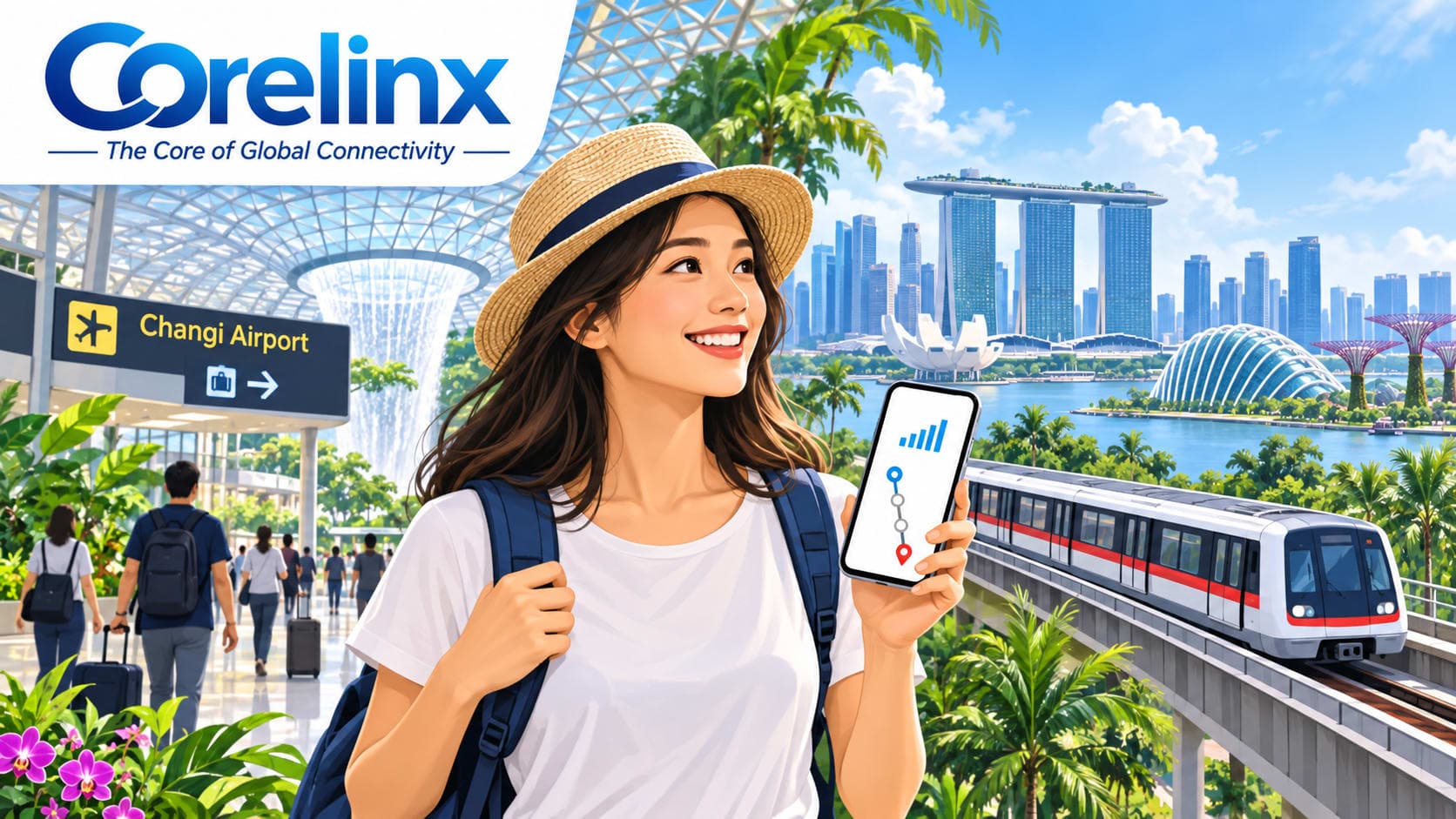 Panduan Tiba di Singapura: Internet Changi dan MRT Pertama