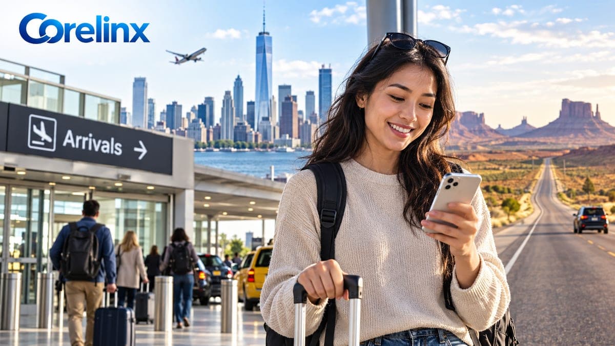 USA eSIM for Tourists: Visa, Data Plans & Time Zones